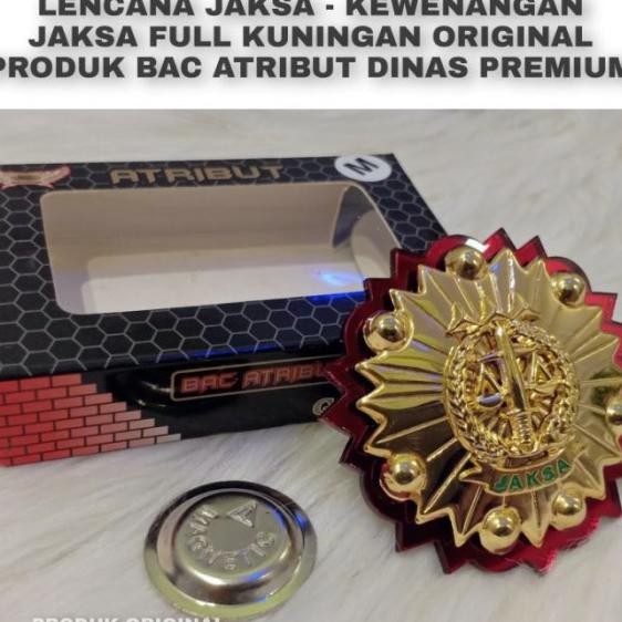 Lencana Kewenangan Jaksa Bac Atribut