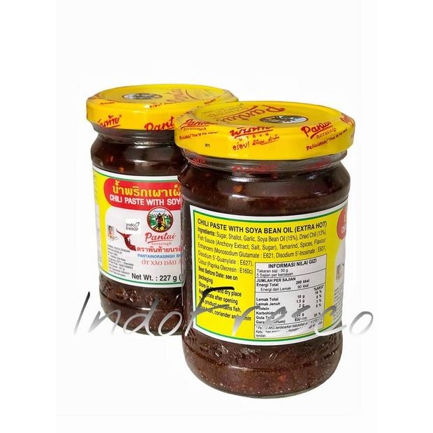 

Pantai Norasingh Chili Paste Soya Bean Oil- Sambal Pasta Thai 227 g BS81