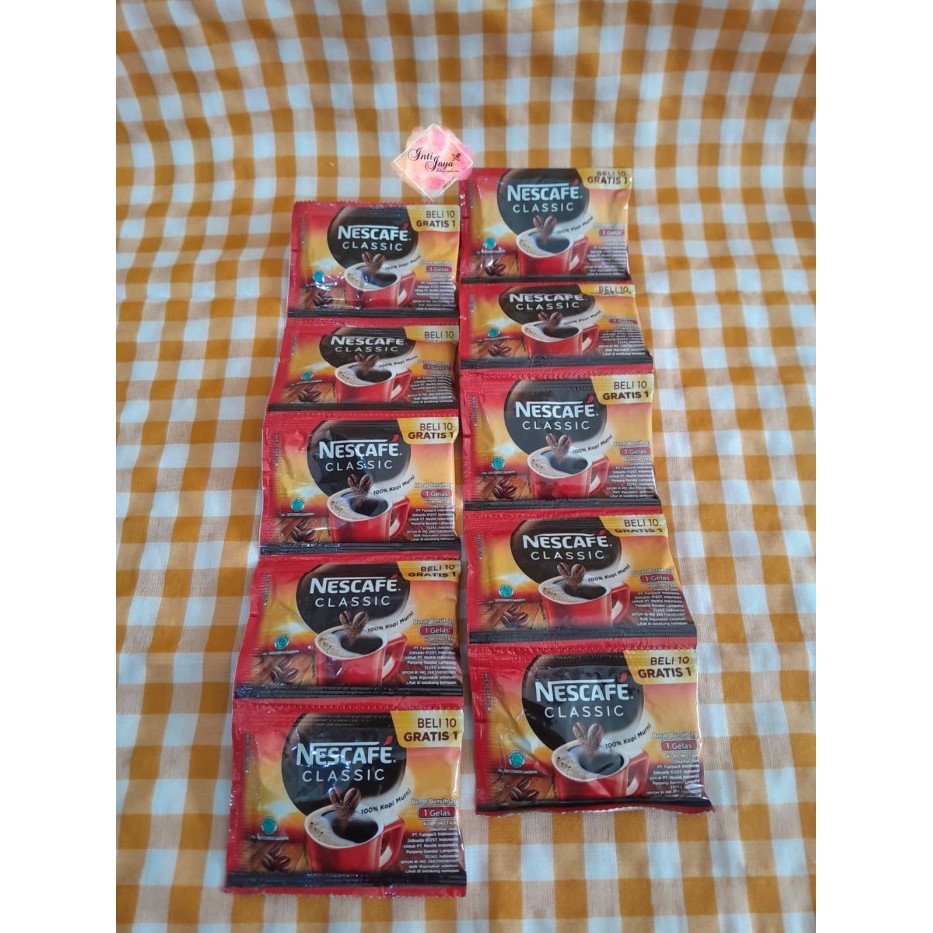 '+'+'+'+] NESCAFE CLASSIC KOPI BUBUK SACHET 10 SACHET