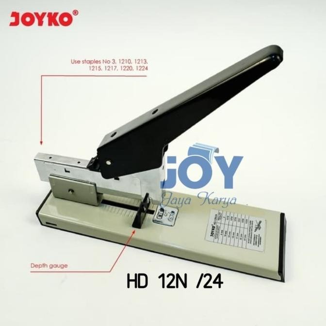 

Stapler Staples Joyko Heavy Duty Hd-12N/24 Jilid Buku