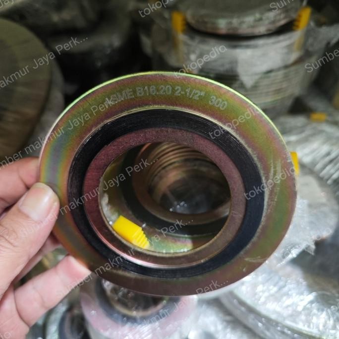 

Spiral Wound Ansi 300 Carbon Steel 21/2" Inchi ( Swg Cs # 300 )