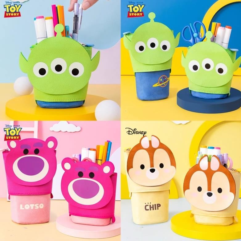 

er-56 disney tsum pencil box kotak pensil tempat pensil stationary box disney Viral