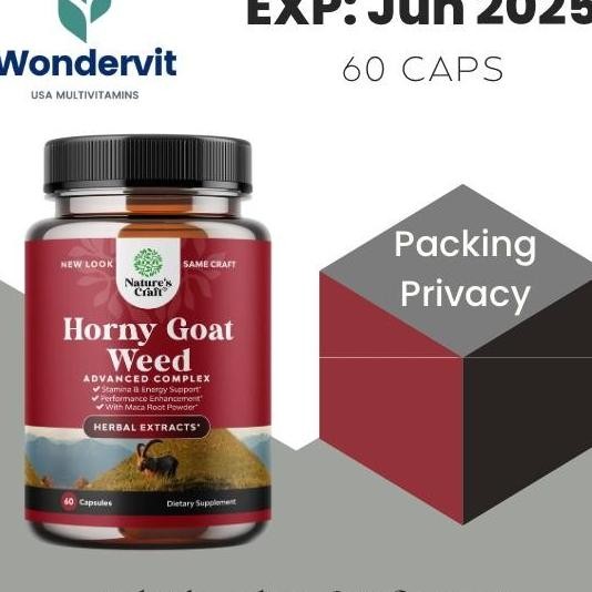 Natures Craft Horny Goat Weed Maca Root Stana Libido Booster Usa