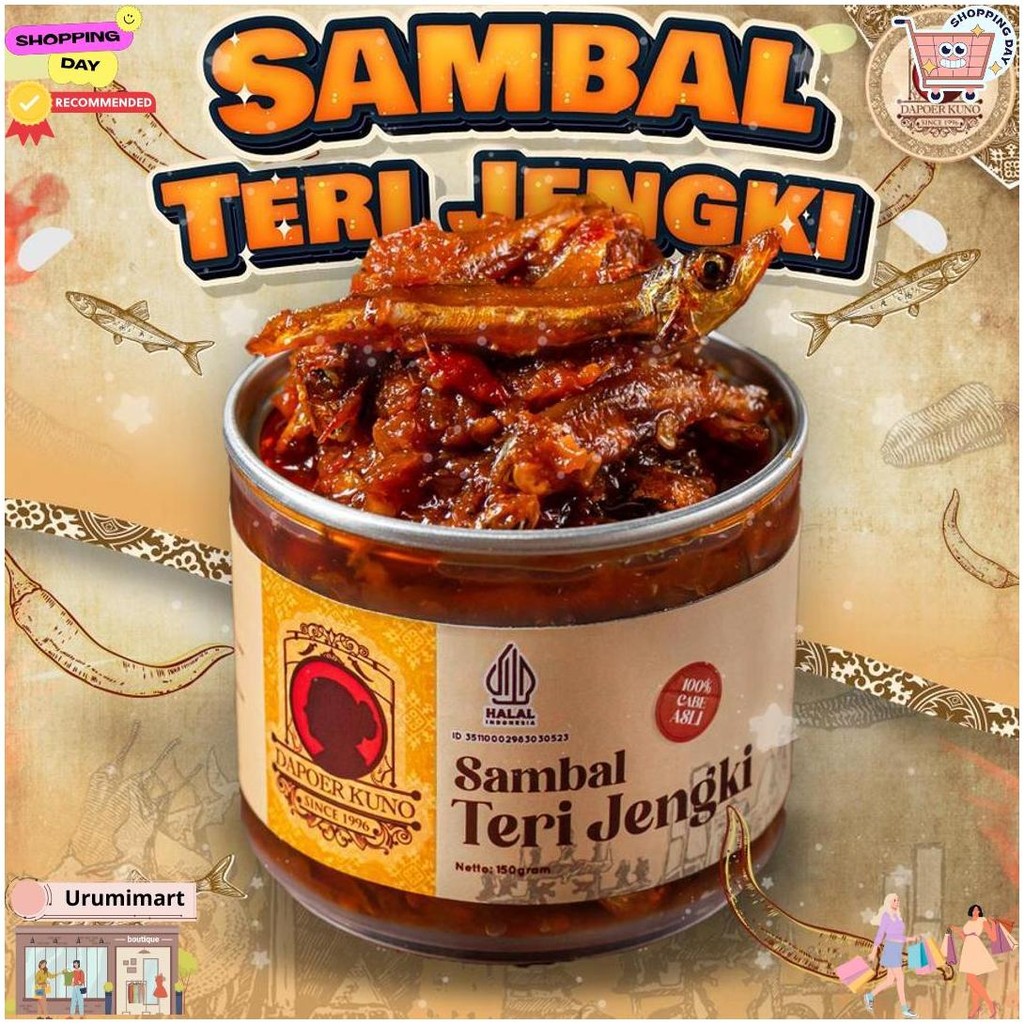 

Dapoer Kuno - Sambal Teri Jengki 150Gr D Sale