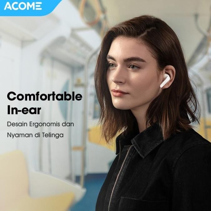 Acome Q1 TWS Bluetooth 5.3 ENC Headset Earphone Airpods Earpods
