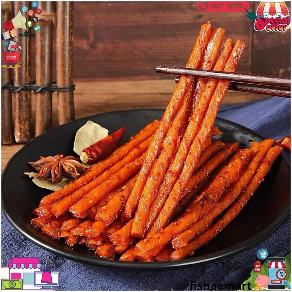 

Bpom [Halal] Wulama Latiao Gluten Snack Vegetarian/ Snack China D Gratis Ongkir