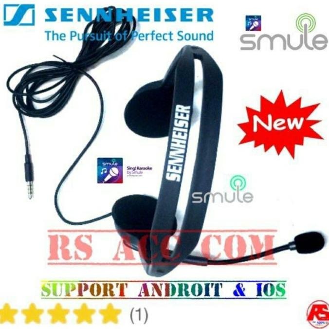 Mic Earphone Headset Khusus Karaoke Di Hp Android Smule Youtube IOS