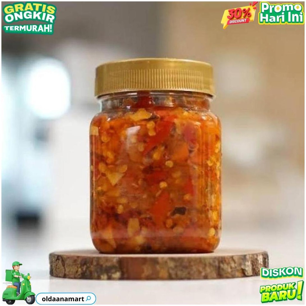 

(Promo) Sambal Cumi / Sambal Bawang/ Sambal Terasi Murah Pedas Menggoda D Terlaris