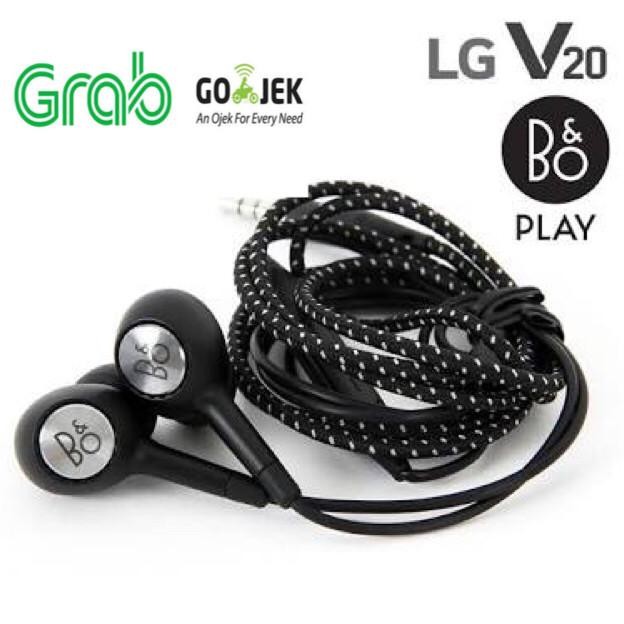 Handsfree Earphone Headset LG V20 ORIGINAL 100% Tuned By B&O PLAY