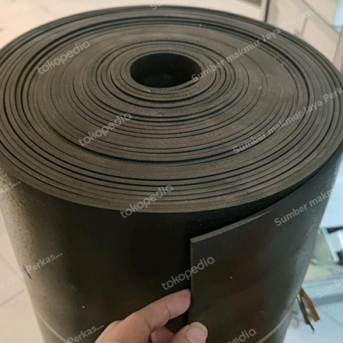 

Rubber Sheet Hitam ( Karet Hitam Lembaran ) 3Mm X 120Cm X 100Cm