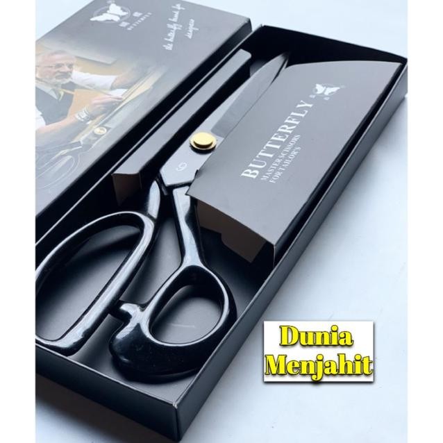 

fx-2 Gunting Kain Butterfly Original Hitam (Gunting Baja) 8" / 9" / 10" Berkualitas
