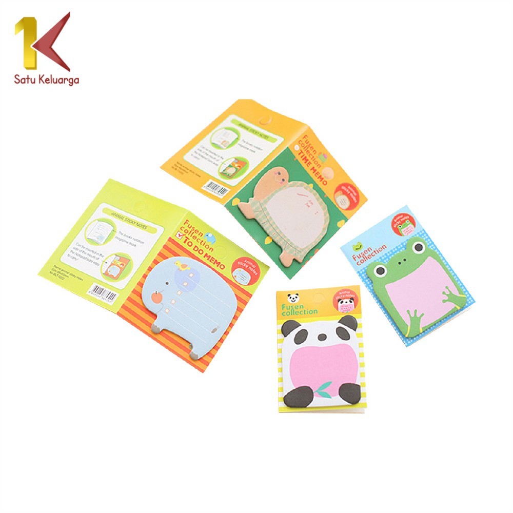 

Satu Keluarga Sticky Notes Motif Binatang A3 Catatan Memo Tempelan Kertas Note Karakter Animal Lucu