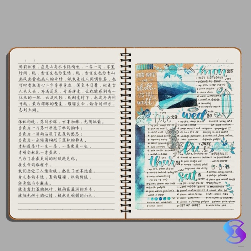 

Spiral Notebook / Buku Spiral A5/B5 60 lembar-Suning Mall