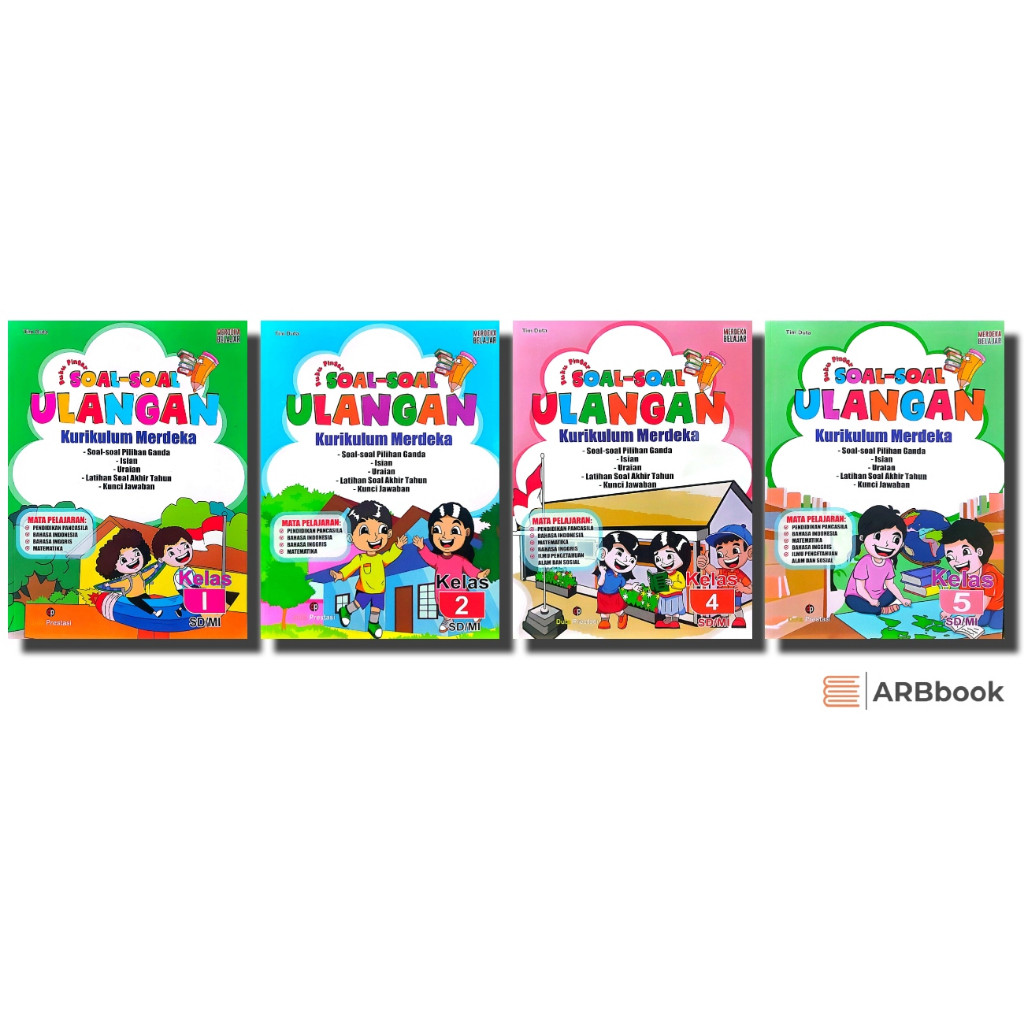

BUKU PINTAR SOAL SOAL ULANGAN KELAS 1 S.D KELAS 6 SD KURIKULUM MERDEKA