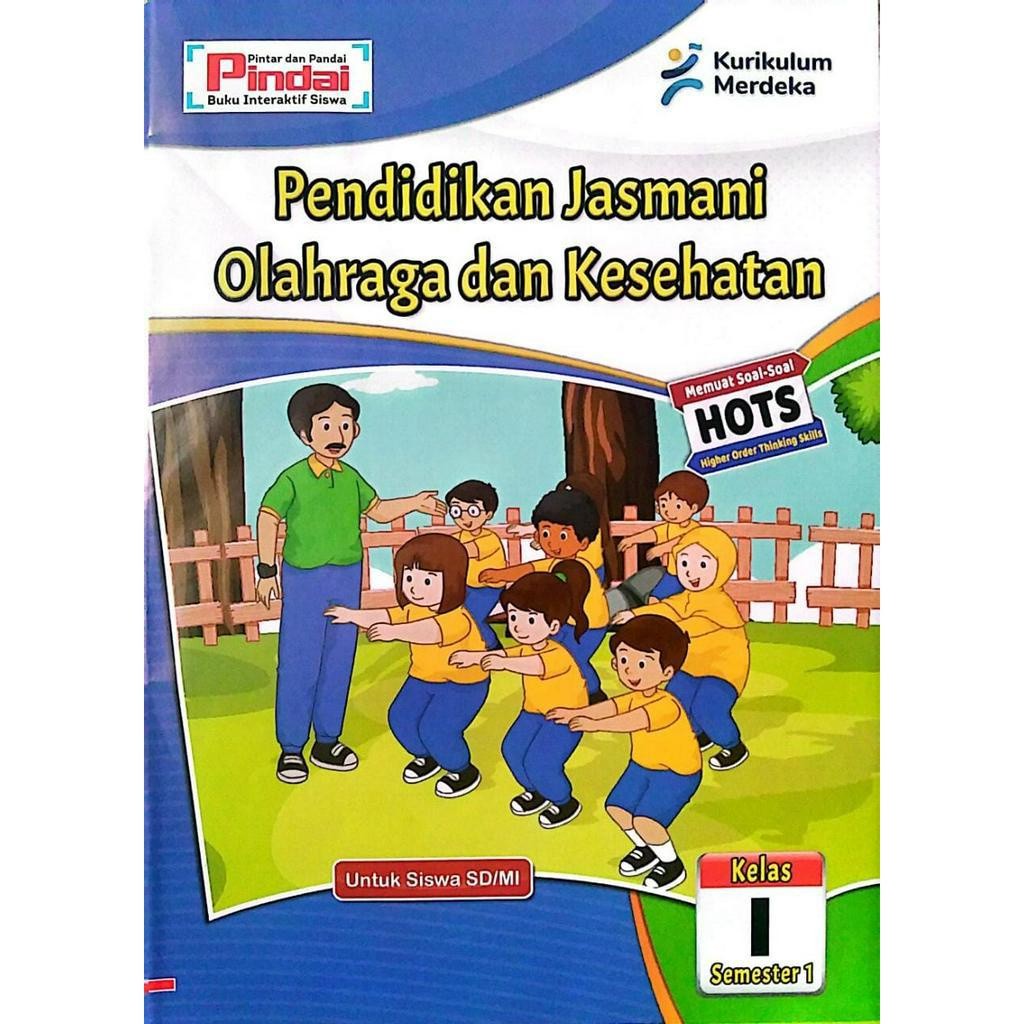 Buku LKS PJOK Kelas 1 SD/MI Kurikulum Merdeka Semester 1