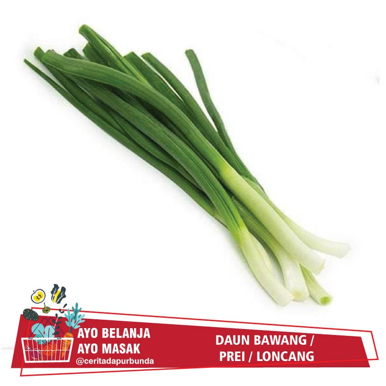 

DAUN BAWANG / PREI / LONCANG Fresh Lokal [per ikat]