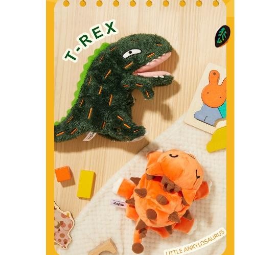 MIDEER DINOSAUR TOY HAND PUPPET ANIMAL DINO MAINAN EDUKASI ANAK 2807T