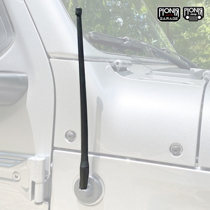 ANTENNA PLASTIC BLACK Antenna mobil JEEP JK JL JT WRANGLER RUB