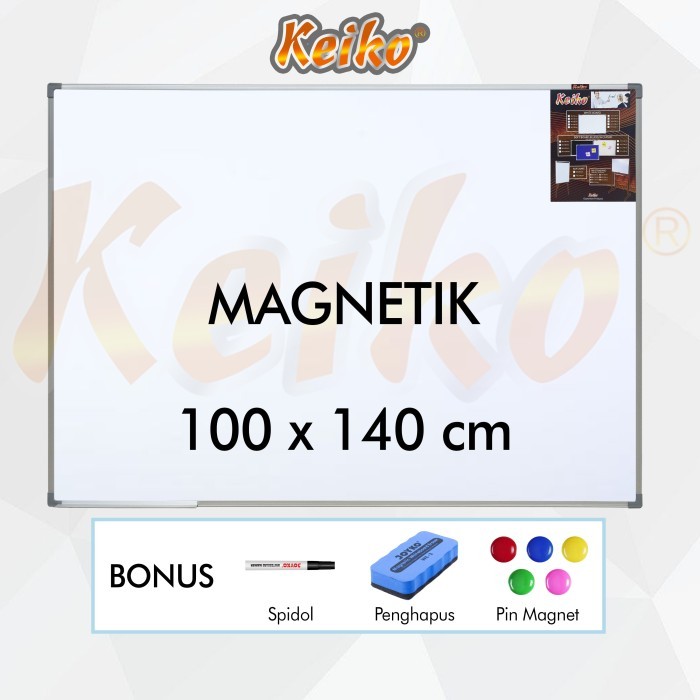 

Terbaru Papan Tulis Whiteboard Gantung Magnet Single Face Keiko 100 X 140 Cm Promo Ready Stok