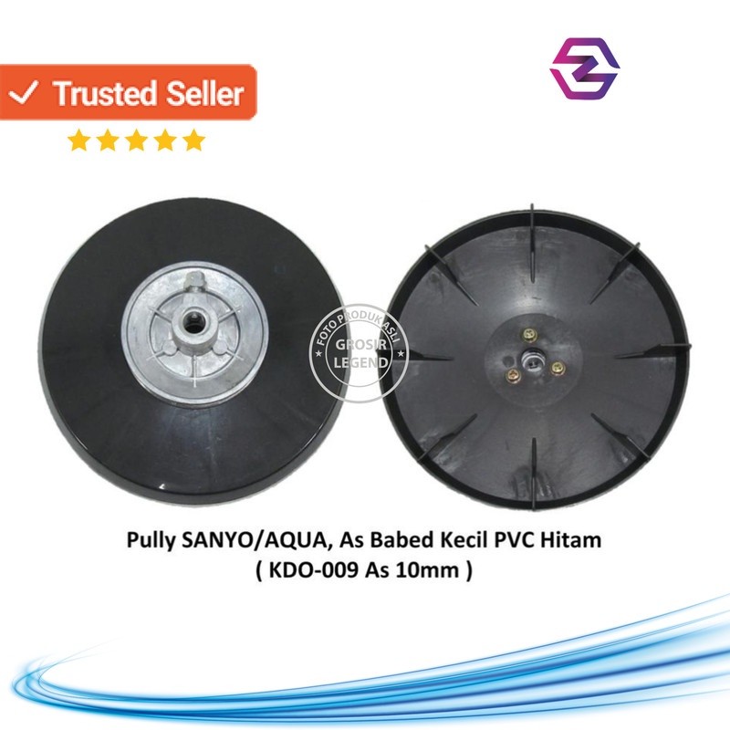 PULLY / PULI DINAMO PULLY MESIN CUCI SANYO/AQUA, (KDO-009 as 10mm)