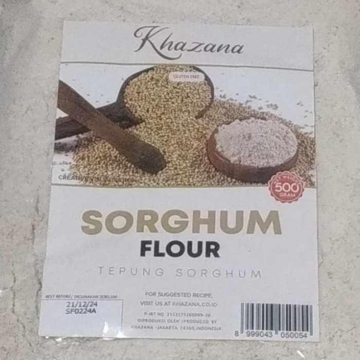 

~~~~~] SORGHUM FLOUR (JOWAR) KHAZANA 500G / Tepung Sorghum (Jowar)