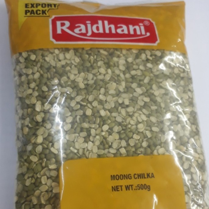 

------] MOONG CHILKA RAJDHANI 500G / Green Gram Split / Kacang Hijau pecah