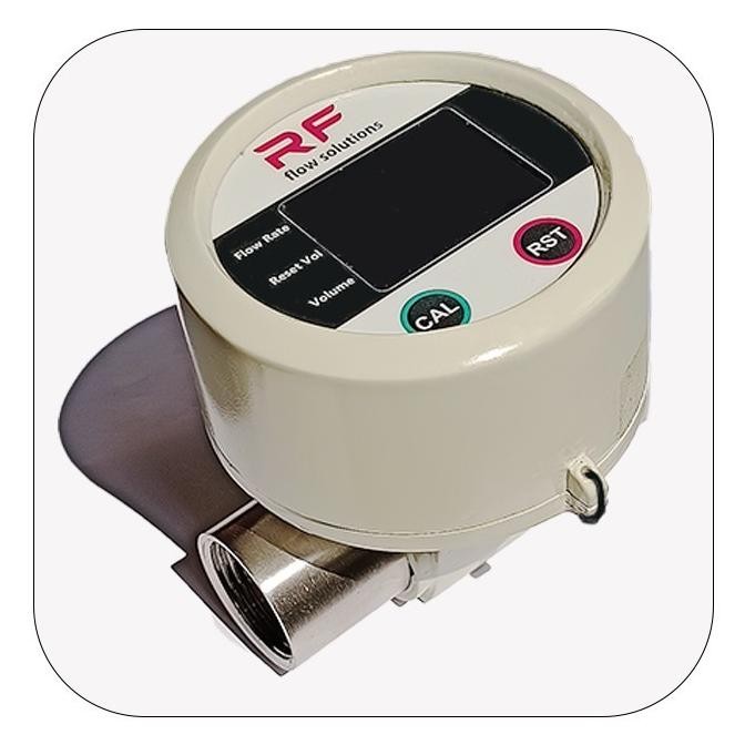 Masih Turbine Digital Flow Meter Rf Flow Solution 1 Inch (Wifi)