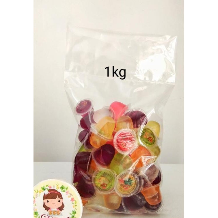 

1Kg Jelly Inaco Kiloan Jelly Nata De Coco Rasa Buah2An