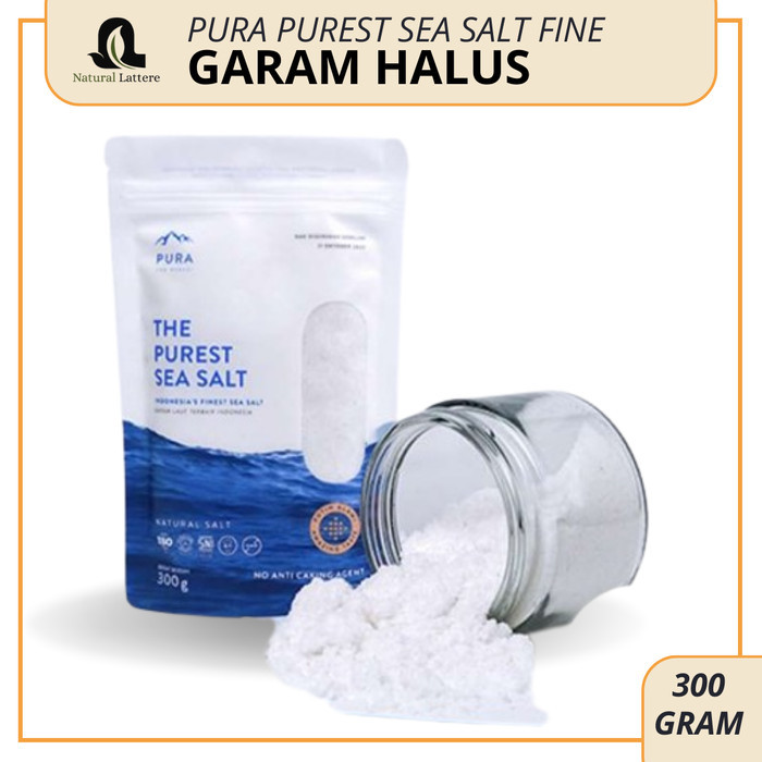 

Pura Purest Sea Salt Fine Garam Laut Halus Organik Natural 300 gr