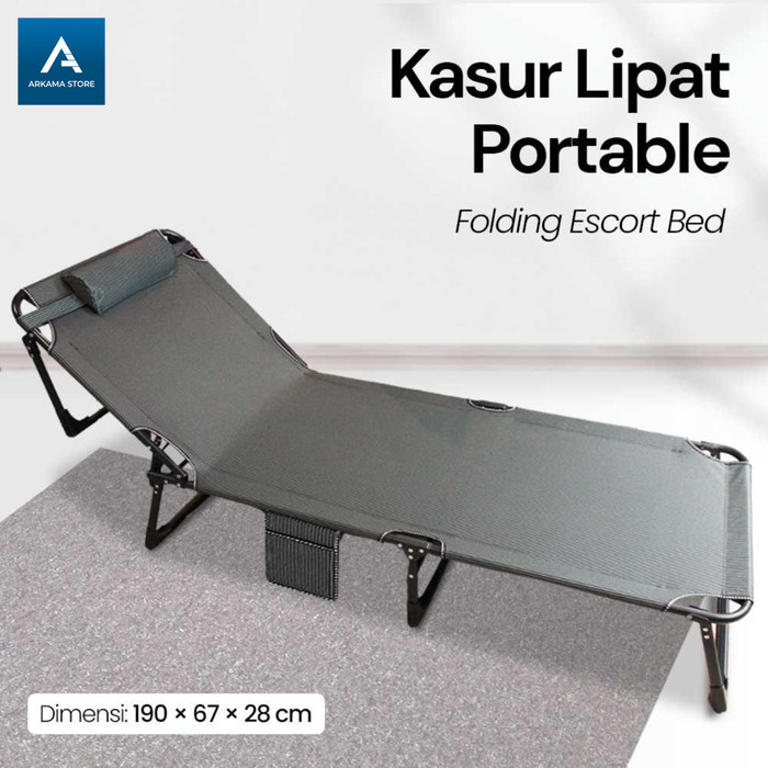 {DianShop} kasur lipat velbed tempat tidur lipat portable folding escort bed Murah