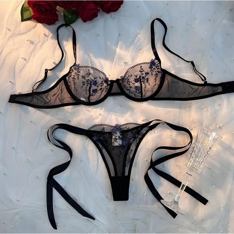 Bra Set Sexy Transparant 23049