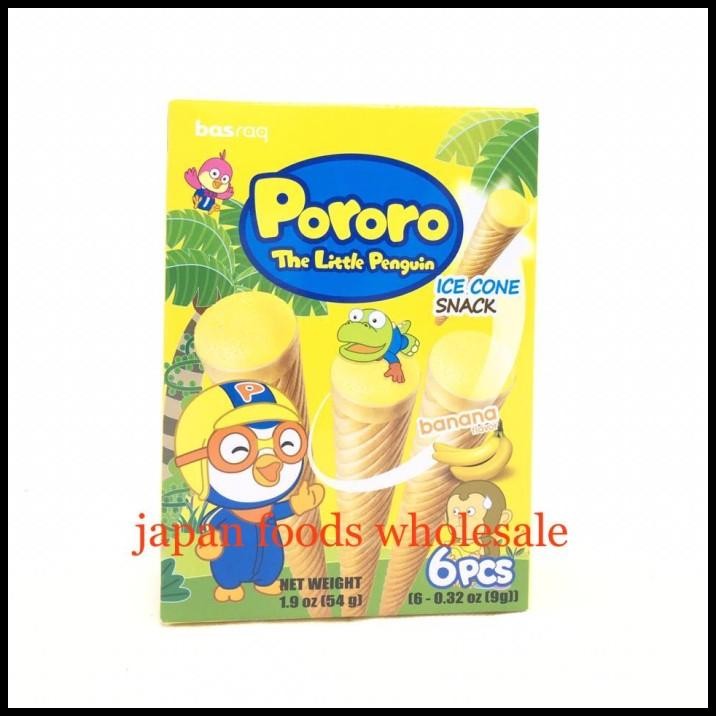 

Pororo Ice Cone Banana 54Gr / Snack Korea / Snack Impor