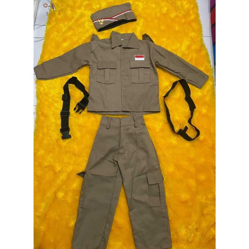 CR - Seragam Pahlawan kostum baju profesi anak baju kostum anak pejuang kemerdekaan anak seragam pro