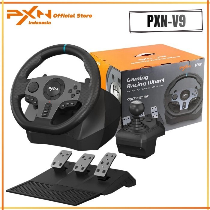 Pxn V9 Gaming Steering Wheel 900 Degree
