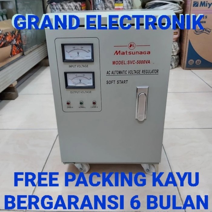 Stabilizer Listrik Matsunaga 5000Wat 5000Va 5000Watt Stavol