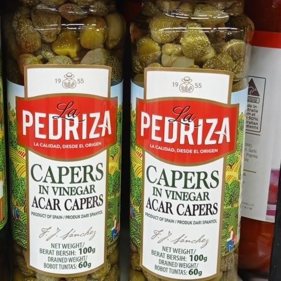 

Pedriza Capers In Vinegar 100Gr - Acar Caper Capers Caperes 100Gr