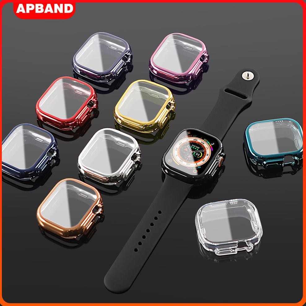 ( PROMOO) Soft Clear Case Untuk for Apple Watch Ultra /Ultra 2 49mm 9 8 7 41mm 45mm Series 6 SE 5 4 