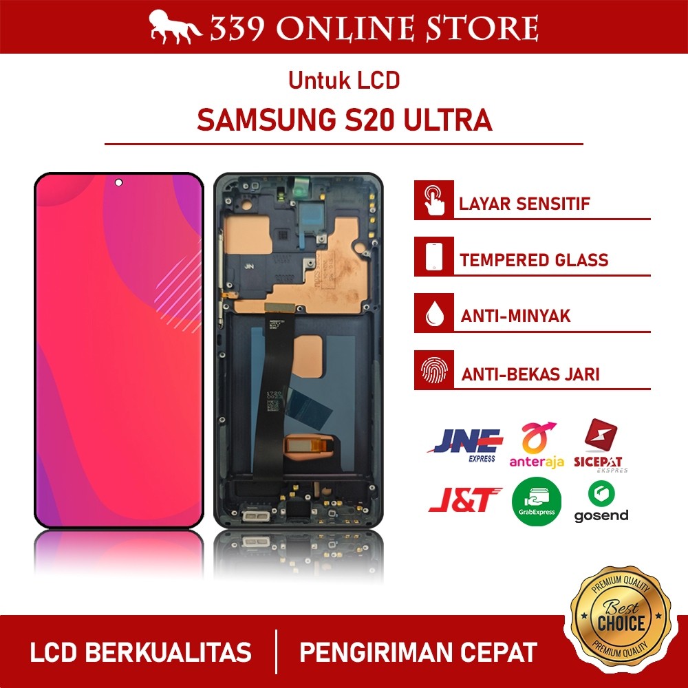 Lcd Samsung Galaxy S20 /  S20 Plus / S20 Ultra / S20 FE Oled Fullset Touchscreen With Frame