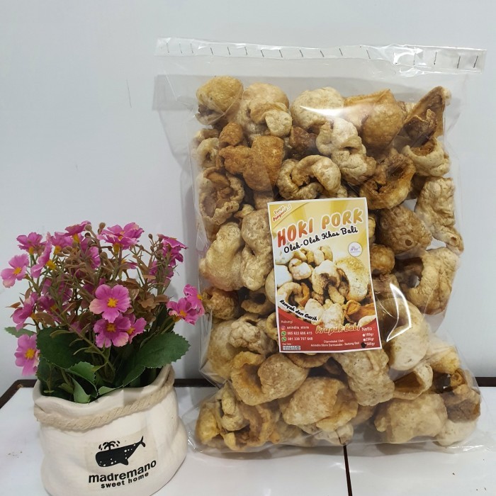 

krupuk babi samcan 1/2 kg hoki pork by anindra store