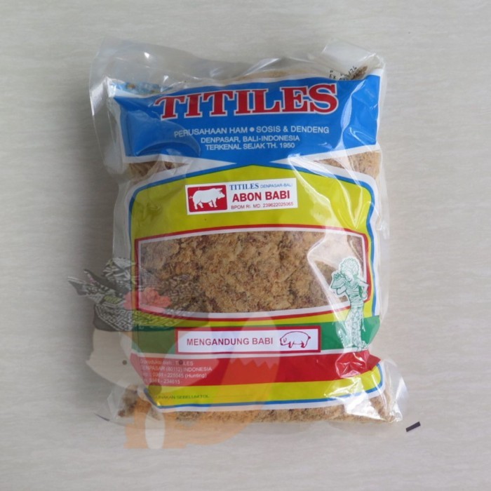 

Abon Babi Titiles - 500gr