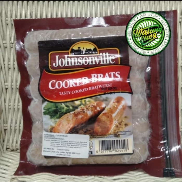 

Sosis babi Jhonsonville cooked brats 396 gram