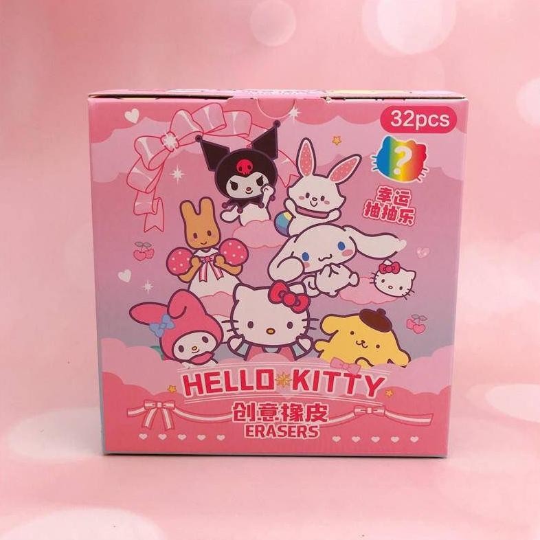 

Trt PENGHAPUS MISTERI BAG SANRIO FAMILY HARGA GROSIR 1 BOX ISI 32 PCS KARET SETIP PENGHAPUS LUCU BISA GUMIBI STORE TERLARIS