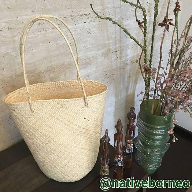 Bakul Rotan Polos, Tas Rotan, Tas Decoupage, Kandul Rotan, Anjat Dayak