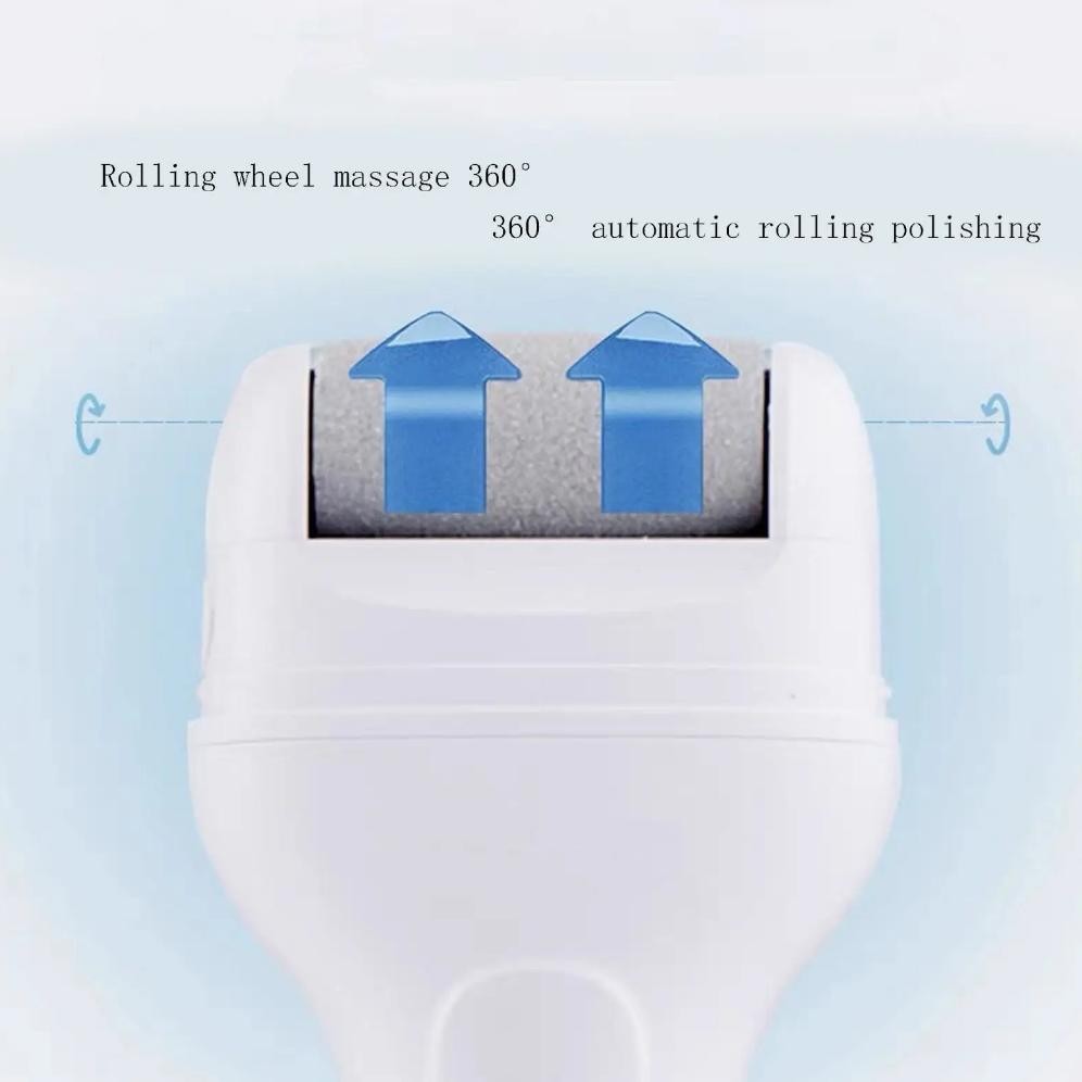 QWE Alat penghilang kapalan Alat penghalus tumit kaki elektrik portabel Rechargeable Alat Pedicure M