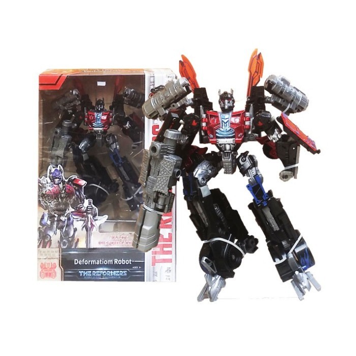 Licy Mainan Anak Robot Deformation Transformer Optimus Besar Dan Kecil