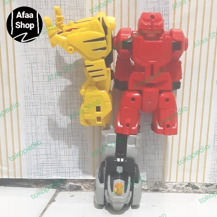 Licy Mainan Preloved Hokben Kidzu Bento Robot Megazord Power Ranger 1 Set