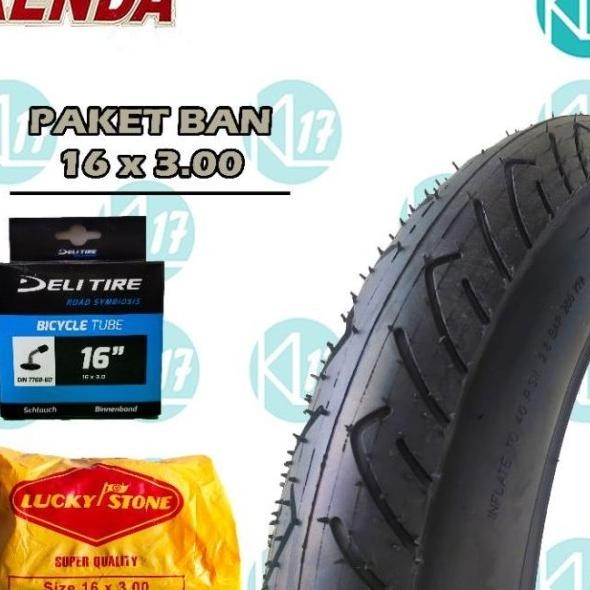 Kenda Ban Luar Sepeda 16 X 3.00 Ban Luar Dalam Sepeda 16 Bmx Listrik