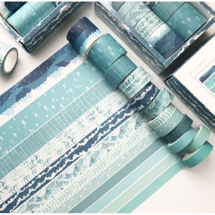 

Sale 12Pc/Set Vintage Retro Washi Tape Masking Tape Selotip Kertas Jepang