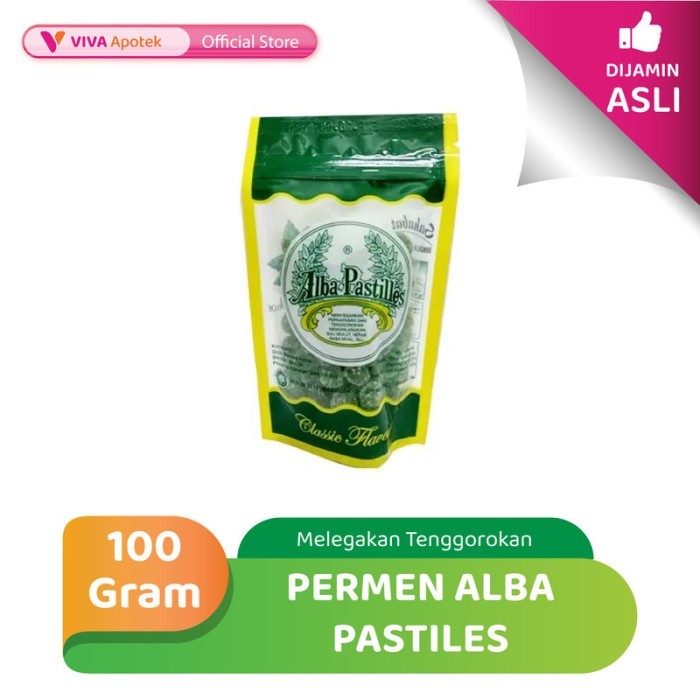 

Permen Alba Pastiles Melegakan Tenggorokan (100 Gram)