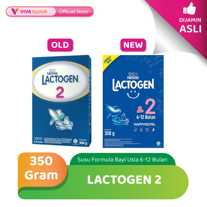 Lactogen 2 Susu Formula Bayi Usia 6-12 Bulan - 350Gr